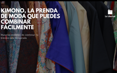 Kimono, la prenda de moda que puedes combinar fácilmente